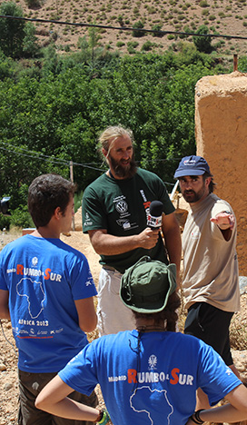 Canal Voluntarios con Madrid Rumbo al Sur en Marruecos, sensibilización